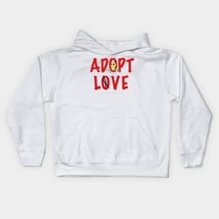 Adopt Love - Ms. Ulrich, the DYH Amazon! Kids Hoodie